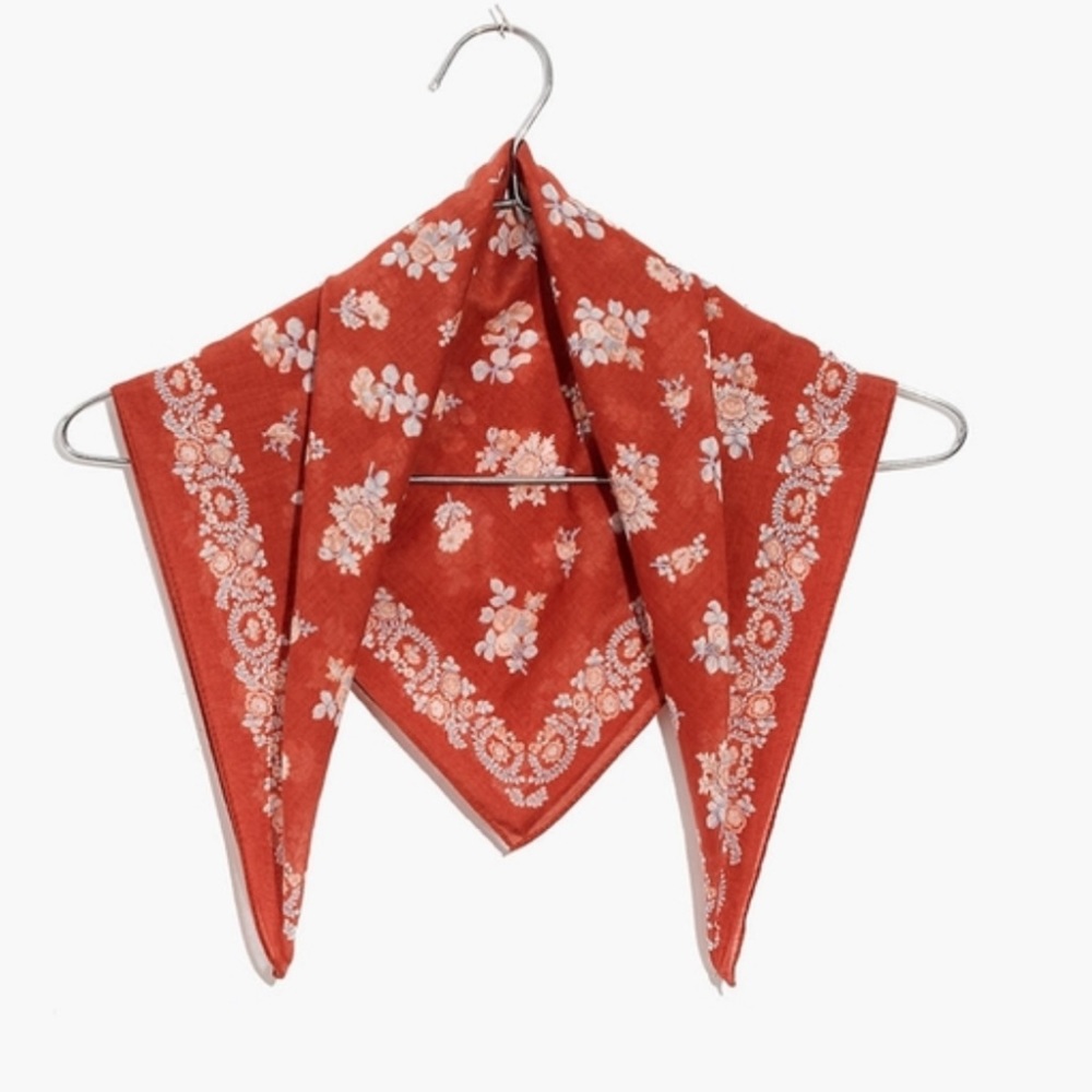 Madewell Cotton Bandana ~ Sweet Dahlia Print